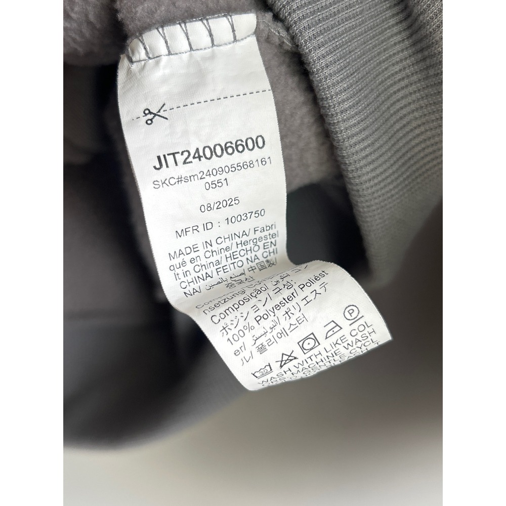 Manfinity Gray Full Zip Hoodie Mens Size Medium JIT24006600 - Picture 4 of 10